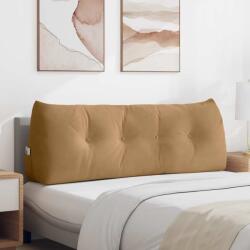 vidaXL Hátpárna Barna 140 x 24 x 50 cm Bársony (42014524)