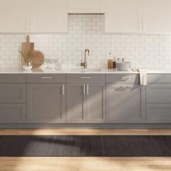 vidaXL négyszögletű sötétbarna bambusz szőnyeg 70 x 500 cm (376893)