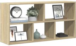 vidaXL sonoma tölgy színű szerelt fa fali polc 100 x 25 x 50 cm (853274)