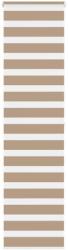 vidaXL zebrafüggönnyel homokbarna szövetszélesség 50, 9 cm poliészter (4014564)