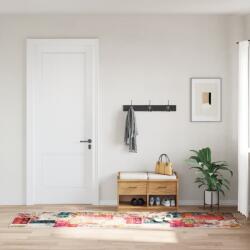 vidaXL többszínű foltvarrott csúszásmentes mosható szőnyeg 80 x 300 cm (337965)