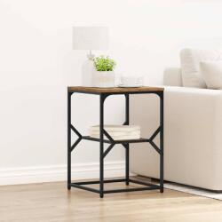 vidaXL Oldal asztal Öreg fa 41 x 40 x 60 cm Műszaki fa és acél (868241)