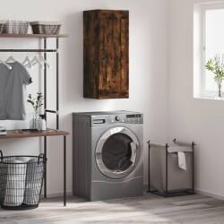 vidaXL füstös tölgy színű szerelt fa fali szekrény 34, 5 x 34 x 90 cm (830513)