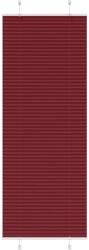vidaXL pliszírozott redőny Bordeaux piros 70x200 cm szövetszélesség (4015256)