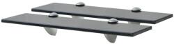 vidaXL 2 db lebegő üvegpolc 40 x 10 cm 8 mm (3051503)