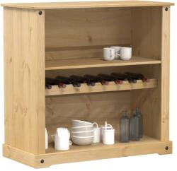 vidaXL Corona tömör fenyőfa bortároló szekrény 107, 5x51x105, 5 cm (4002790)