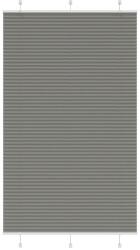 vidaXL pliszírozott redőny antracit 120x200 cm szövetszélesség 119, 4cm (4015113)