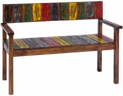 vidaXL 4 db tömör újrahasznosított fa étkezőszék (326180)