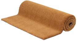 vidaXL természetes színű rojtos kókuszrost lábtörlő 80 x 100 cm (155566)