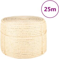 vidaXL 100% szizálkötél 10 mm 25 m (155022)