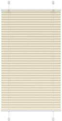 vidaXL pliszírozott redőny krém 70x150 cm szövetszélesség 69, 4 cm (4015290)