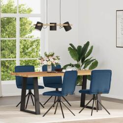 vidaXL 4 db kék szövet étkezőszék (3315340)