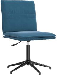 vidaXL kék bársony étkezőszék (4101277)