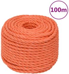 vidaXL narancssárga polipropilén munkakötél 24 mm 100 m (152956)