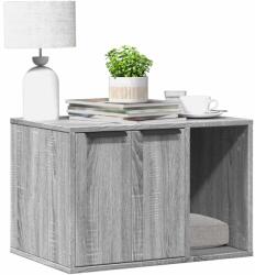 vidaXL szürke sonoma színű szerelt fa macskaalomdoboz 60 x 40 x 40 cm (857729)