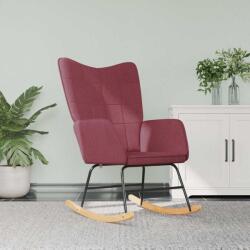 vidaXL bordó szövet hintaszék (328015)