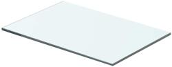 vidaXL Átlátszó üvegpolc 40x20 cm (243814)