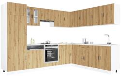 vidaXL 14 részes konyhaszekrény szett Porto kézműves tölgy mérnöki fa (3315000)