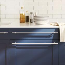 vidaXL 20 db ezüst rozsdamentes acél szekrényfogantyú 480 mm (3203690)