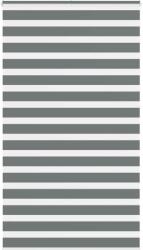 vidaXL zebrafüggönnyel sötét szürke szövetszélesség 120, 9cm poliészter (4014188)