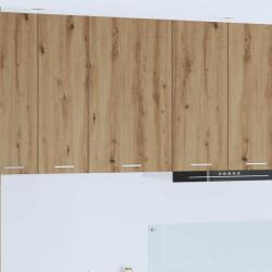 vidaXL Függő szekrény Artisan tölgy és fehér 50 x 31 x 80 cm Faanyag (884273)