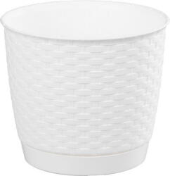 Prosperplast Virágcserép Ratolla 190. Kerek, Fehér (STP01255383)