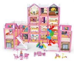 MTS Toy & Hobby Felépíthető Babaház Babákkal és Bútorokkal (82583)