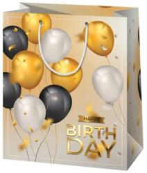 Cardex Happy Birthday arany lufis exkluzív nagy méretű ajándéktáska 26x13x33 cm 43345