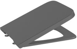 Roca Inspira Square wc-ülőke és fedél, lecsapódásgátlóval onyx színben (A80153264B)