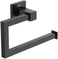 Roca Hotels Square törölközőtartó gyűrű matt fekete (A817610C40)