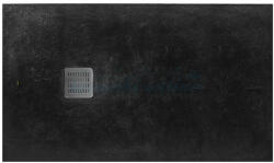 Roca Terran műgyanta zuhanytálca, csúszásgátló felülettel 1800 x 700 x 31 Fekete (AP017082BC01400)