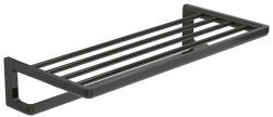 Roca Tempo titán fekete fali törölközőtartó polc (A817032022)