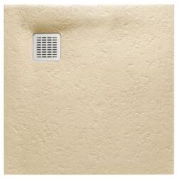 Roca Terran extra lapos műgyanta zuhanytálca, csúszásgátló felülettel 900 x 900 x 26 Krémszínű (AP0338438401500)