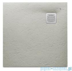 Roca Terran extra lapos műgyanta zuhanytálca, csúszásgátló felülettel 900 x 900 x 26 Cement (AP0338438401300)