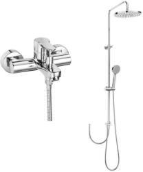 Roca L20 kádcsaptelep hagyományos csaptelepre köthető esőztetős zuhanyszettel