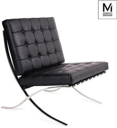 Modesto Design Barcelon Fotel Műbőr Fekete Modern (KHM-KH1501100101)