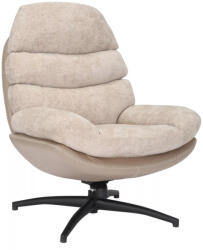 SIGNAL MEBLE Giselle Luxus Forgó Fotel Szövet-Műbőr Bézs TILT (SIG-GISELLEBE)