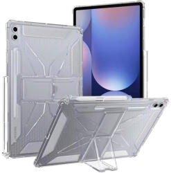 telefonultău Husa de protectie telefonultau® pentru Samsung Galaxy Tab S11 Ultra (SM-X730/SM-X736), 14.6 inch, silicon transparent antishock cu colturi intarite, suport integrat pentru tableta si stylus, rezistent