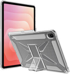 telefonultău Husa de protectie telefonultau® pentru Samsung Galaxy Tab S11 (SM-X730/SM-X736), 11 inch, silicon transparent antishock cu colturi intarite, suport integrat pentru tableta si stylus, rezistenta la soc
