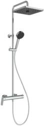 Ideal Standard CeraFlow T25+ - Set de duș cu baterie, 26x26 cm, 2 jeturi, crom A8533AA (A8533AA)