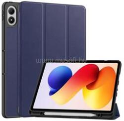 Gigapack Poco Pad M1 / Redmi Pad 2 Pro GIGAPACK Tok álló, bőr hatású aktív FLIP, ceruza tartó, SÖTÉTKÉK (GP-179090) (GP-179090)