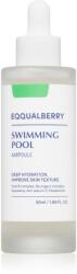 EQQUALBERRY Swimming Pool Ampoule Intenzíven hidratáló szérum nyugtató hatással 50 ml