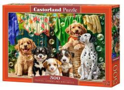 Castorland 500 db-os puzzle - Kutyusok nagymosáskor (B-54152) (B-54152)