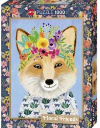 Heye 1000 db-os puzzle - Floral friends - Friendly Fox (30035) (30035)