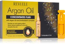 Revuele Ampoules Argan Oil Concentrated Fluid ser concentrat pentru ten pentru fata, gat si piept 7x2 ml