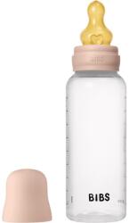 BIBS Anti-Colic Baby Bottle Latex antikólikás cumisüveg kaucsuk cumival Blush 270 ml