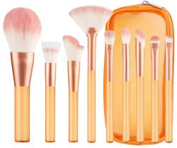 Technique Pro - 10 darabos Sminkecset-készlet (Rózsaszín) Ecsetkészlet Orange