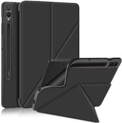  Origami Smart Case mappa tok érintőceruza tartóval Samsung Galaxy Tab S7 Plus / Tab S7 FE / Tab S8 Plus fekete (SP111850)