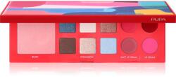 PUPA Milano Pupart S paleta pentru fata multifunctionala pentru ochi și buze RED 11.4 g