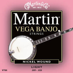 Martin M-V700 banjo húr, 5 húros, Vega Light